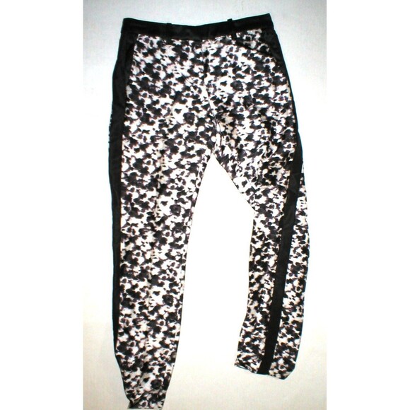 New NWT $295 Womens Designer Rachel Zoe Pant Slacks 0 Black White Angea Silk Woo - Picture 3 of 9